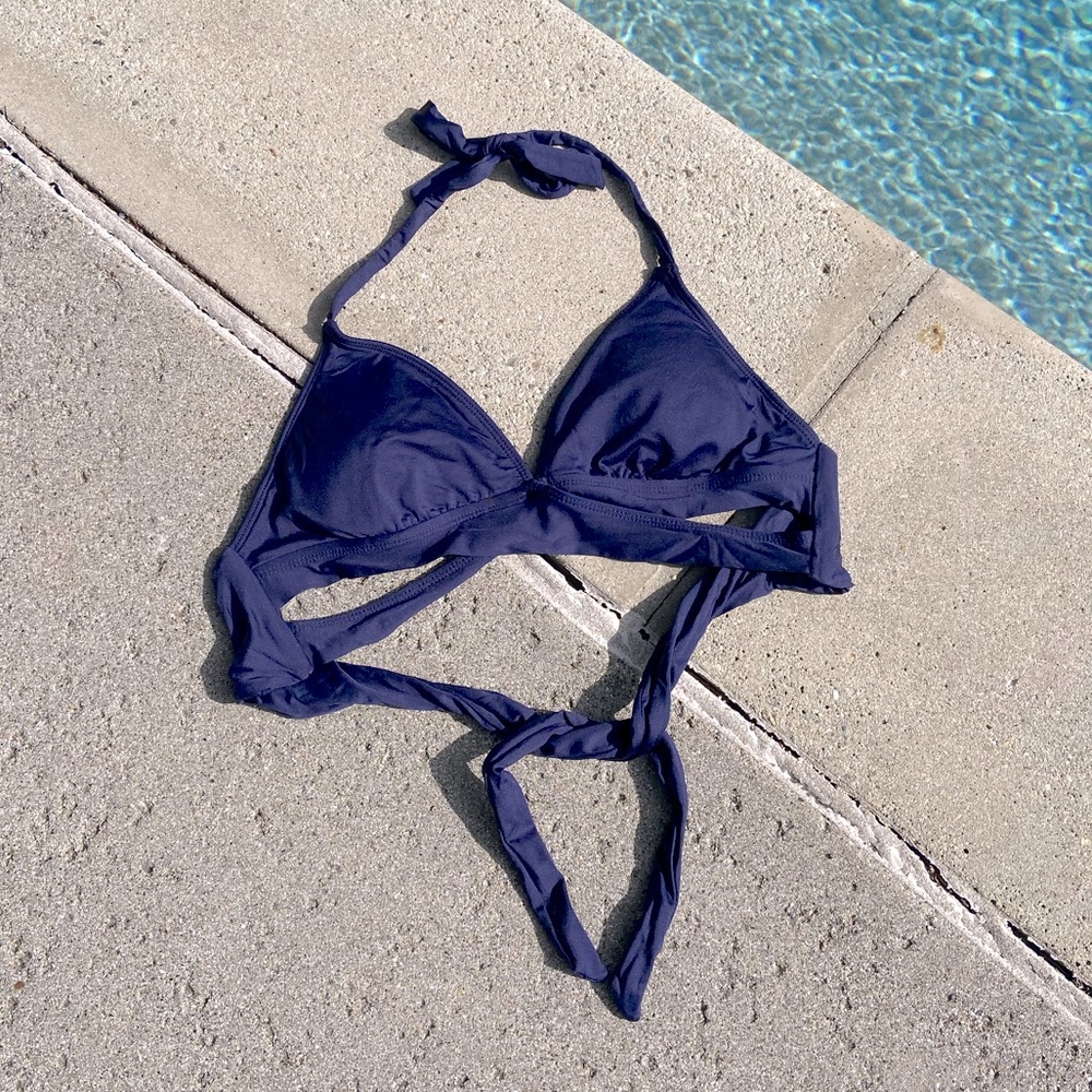 BLUE BIKINI TOP